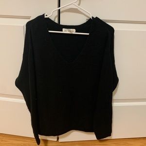 H&M Black V-Neck Sweater